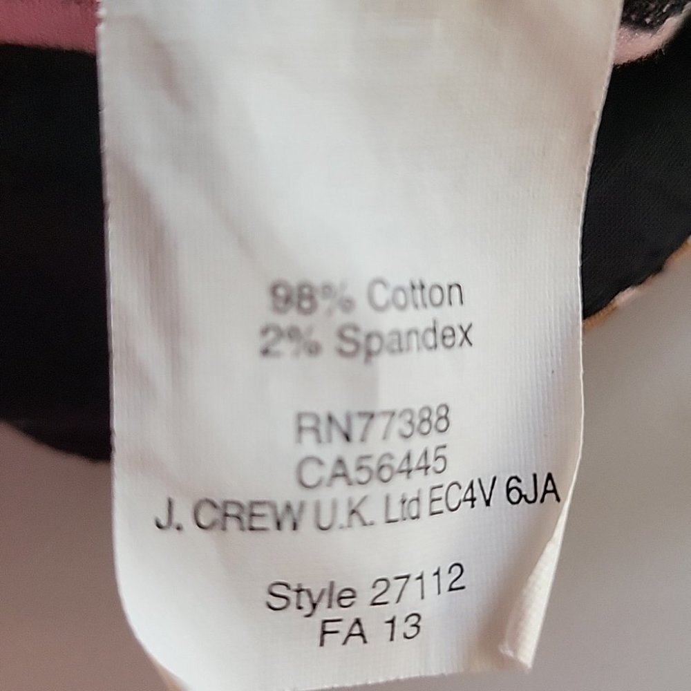 J.Crew Factory Stretch Mini Pencil Skirt Abstract Graffiti Plaid Size 00 - Picture 8 of 10